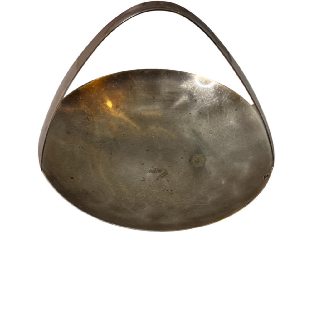 Silver Metal Decorative Bowl